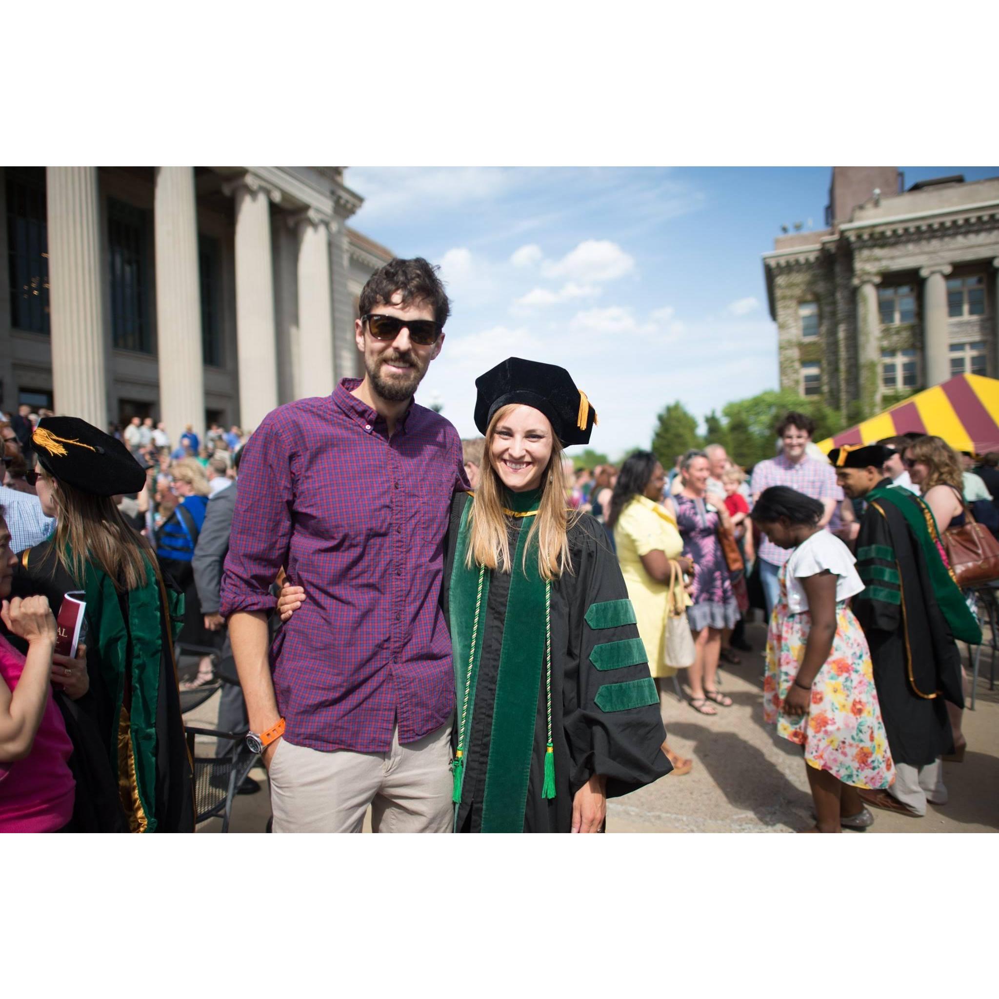 Dr. Christina graduates! Minnesota Spring 2016