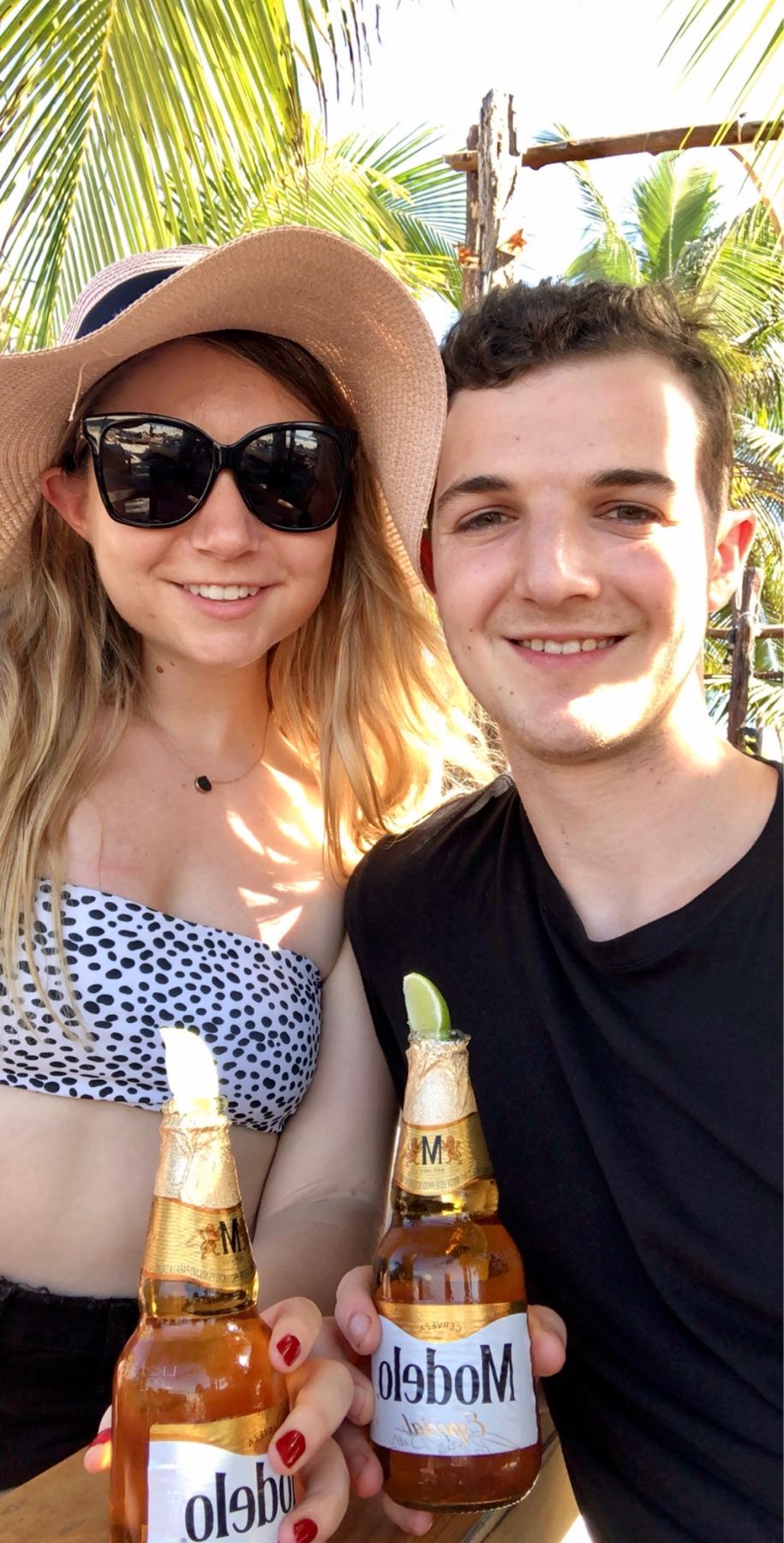 First vacation together in Mexico