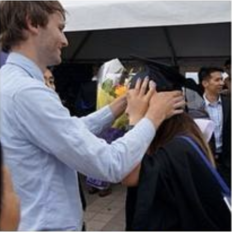 May 2014: Roger visiting Emma in Vancouver for her graduation from UBC.