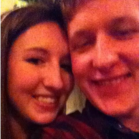 A blurry shot of us celebrating Steffany's 18th birthday!