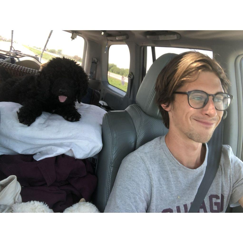 Driving from SLC to Boston in one weekend with our new puppy lol