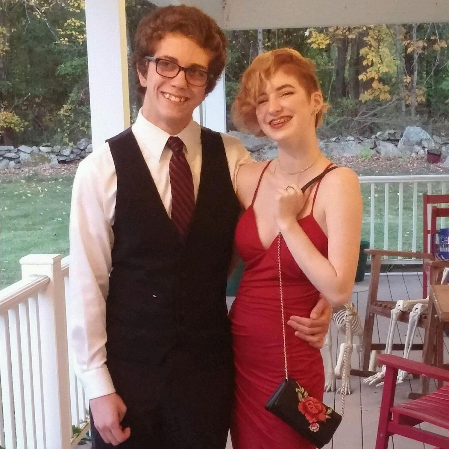 Our first homecoming together