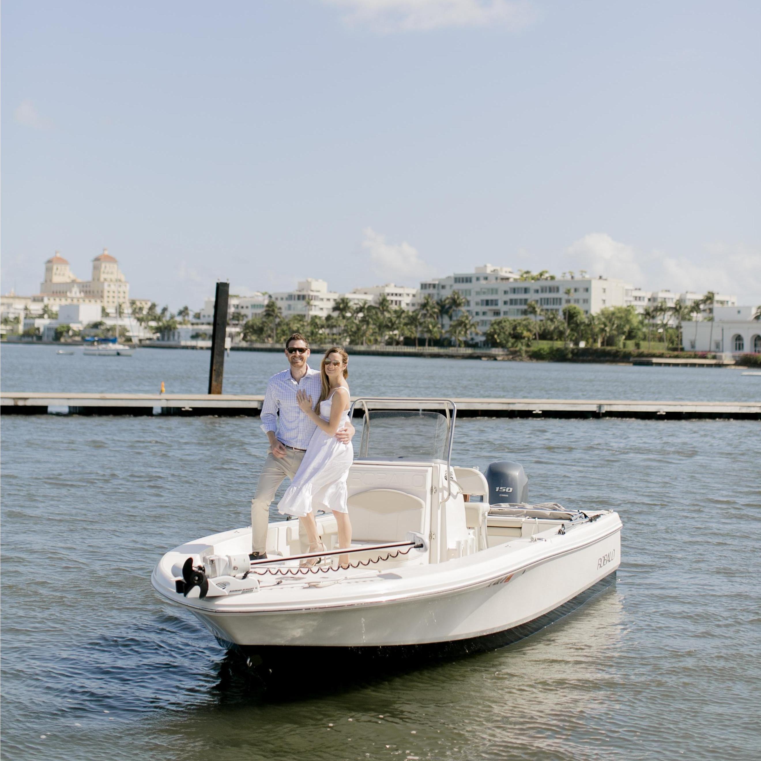 Arriving downtown palm beach