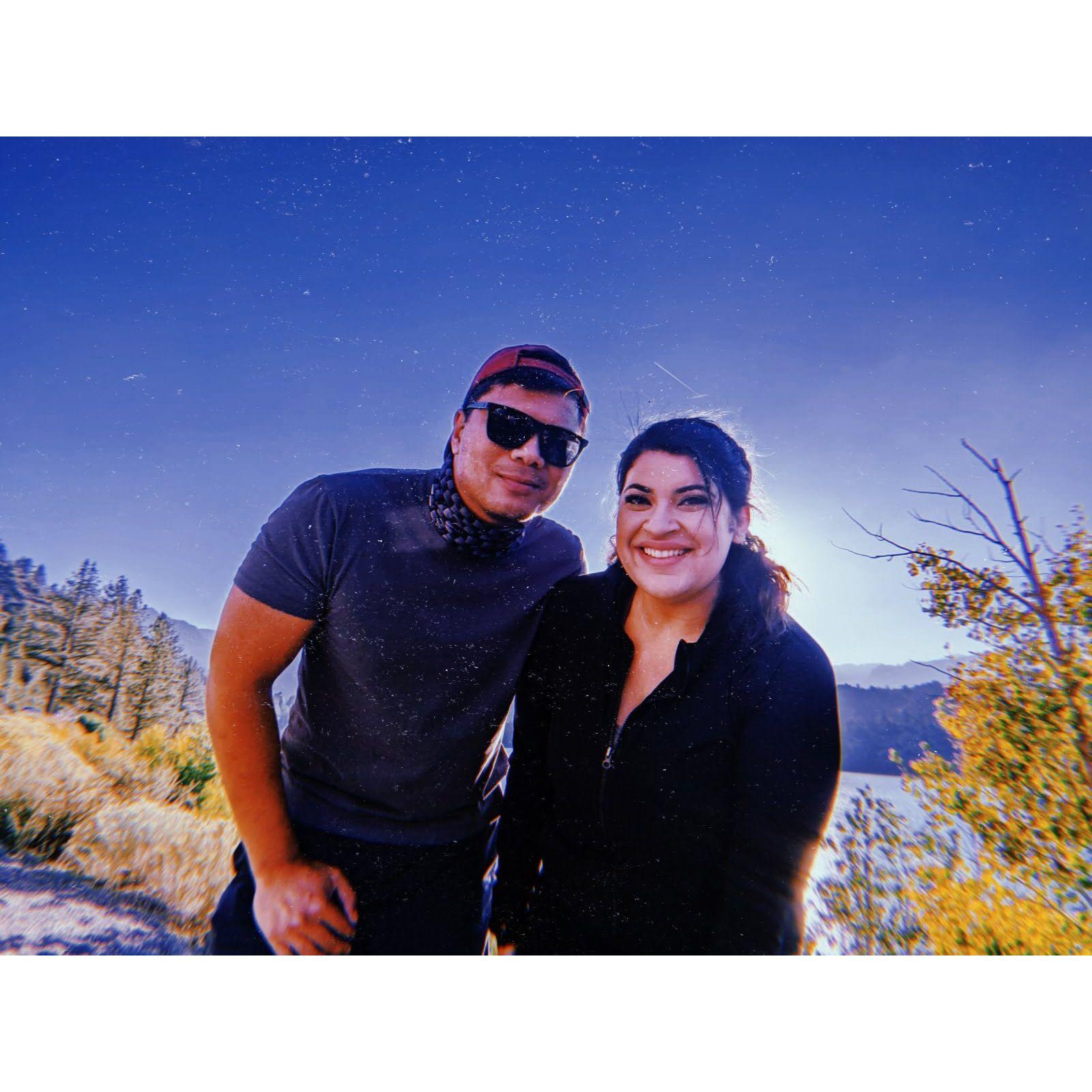 Oct. 2020 in Mammoth, CA. Ivette told Reynald she loved him right after this photo and Reynald didn't hear her but Ivette thought he just didn't love her back haha but he already loved her