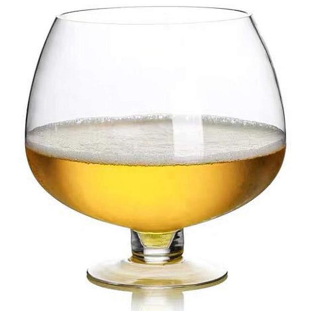 GAOGAO 2000ml To 12000ml Super Big Crystal Glass Brandy Glasses Drink Snifters Bar Wine Surprised Drinkware (12000ML)