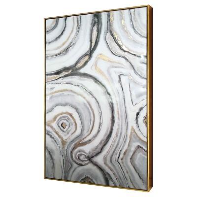 Product description page - Geode Framed High Gloss Canvas 40"x25" - Threshold™