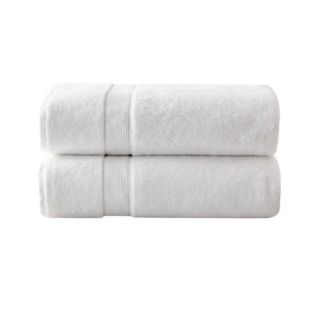 2pc Cotton Bath Sheet Set White