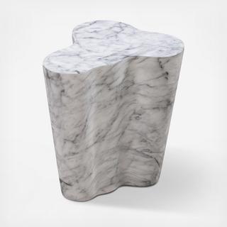 Slab Concrete Short Side Table