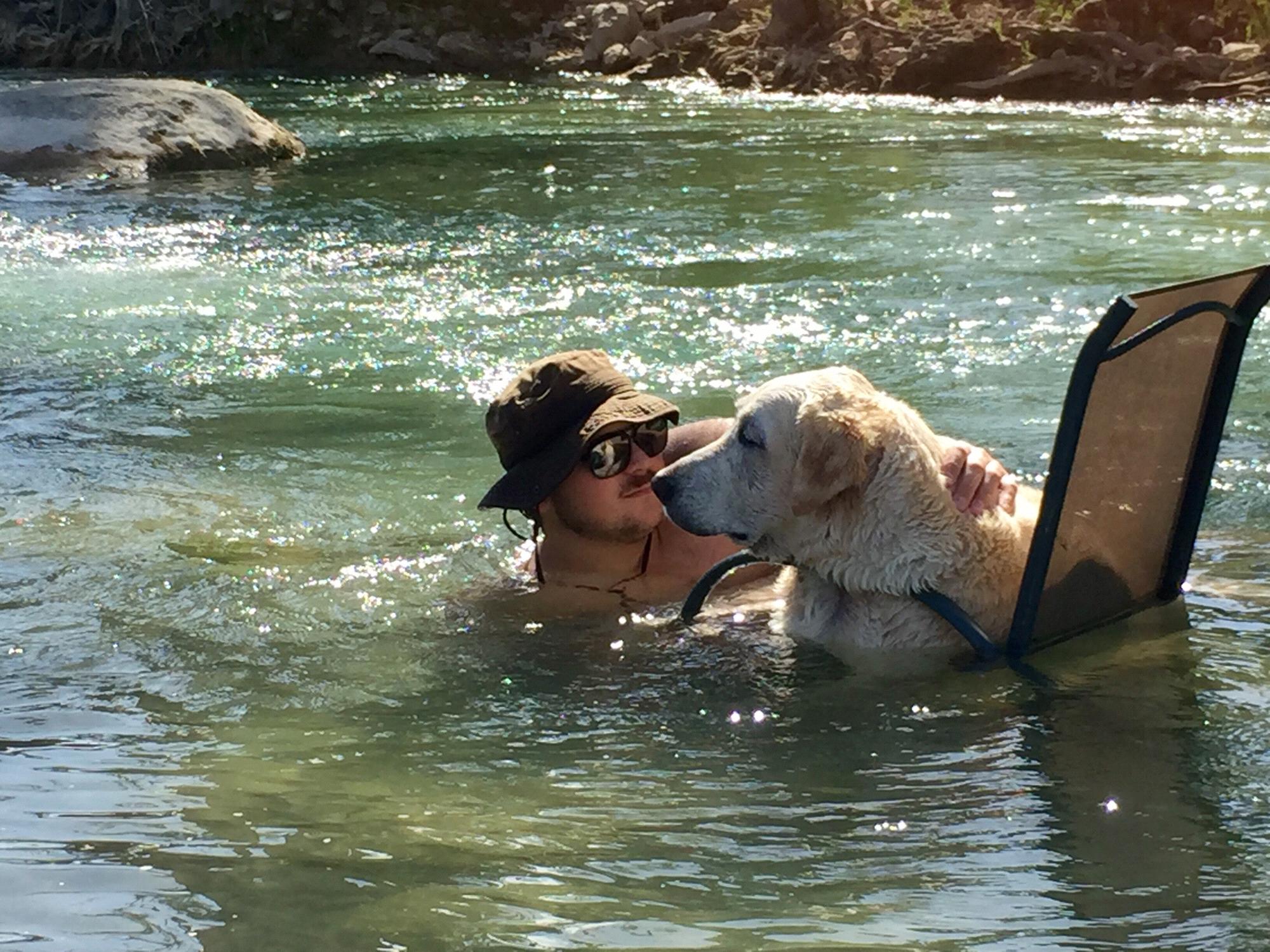 Summers in the river.