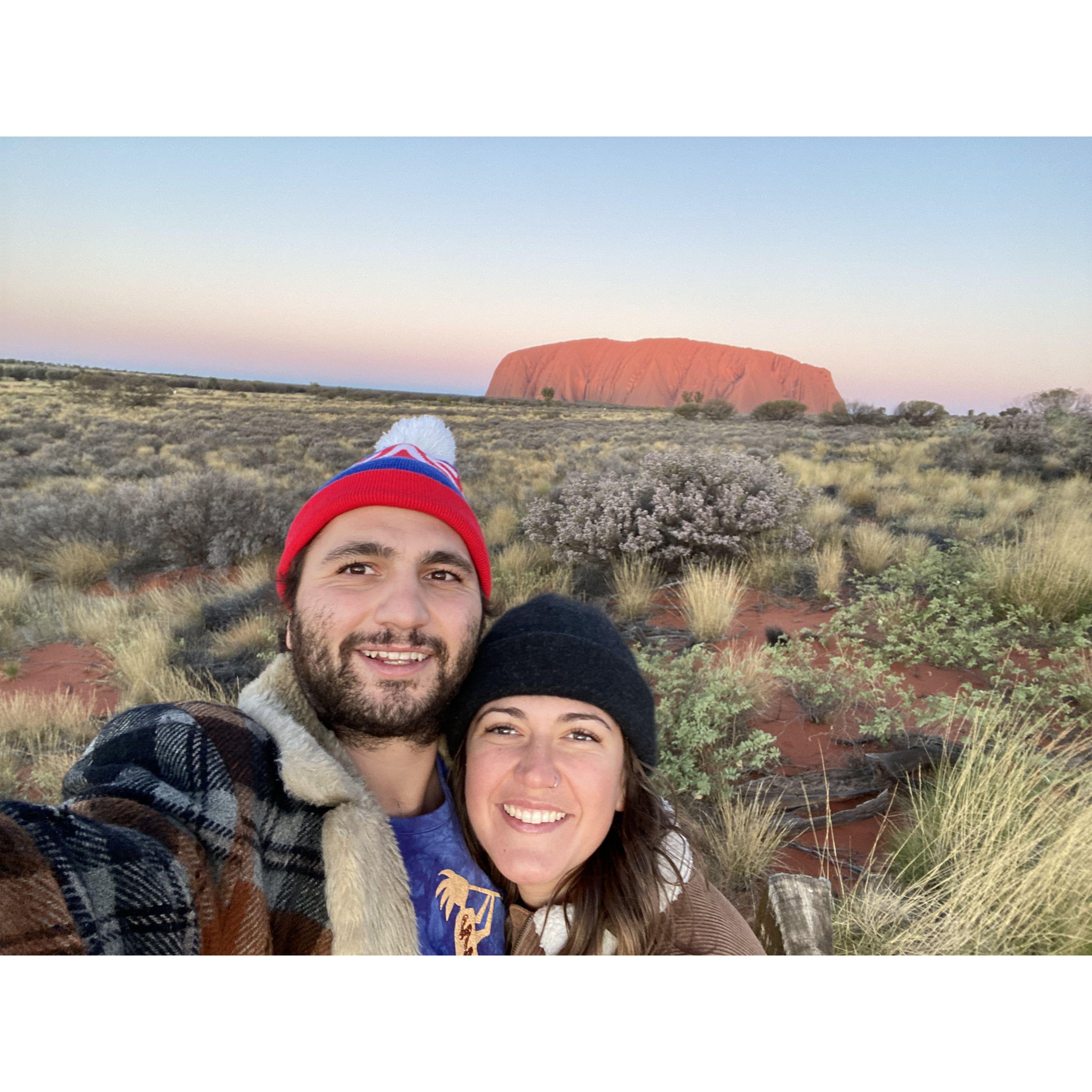 Visiting Uluru