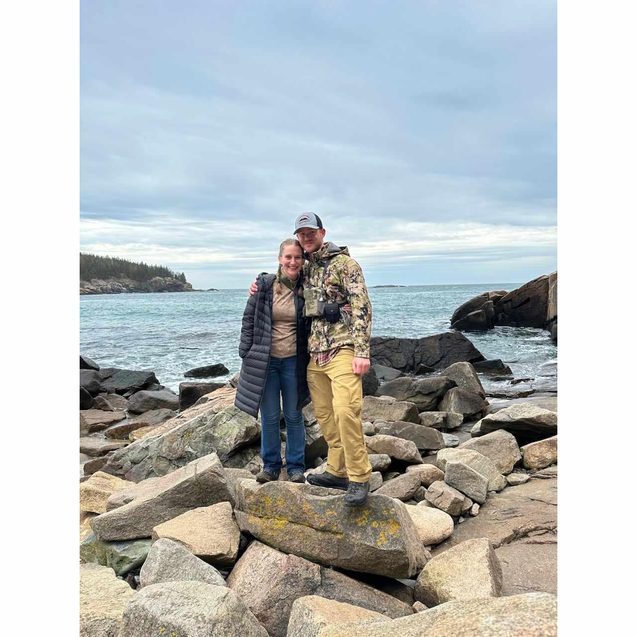 Bradley's first time in Acadia National Park!