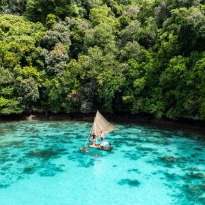Traditional Sailing with Paddling Palau
