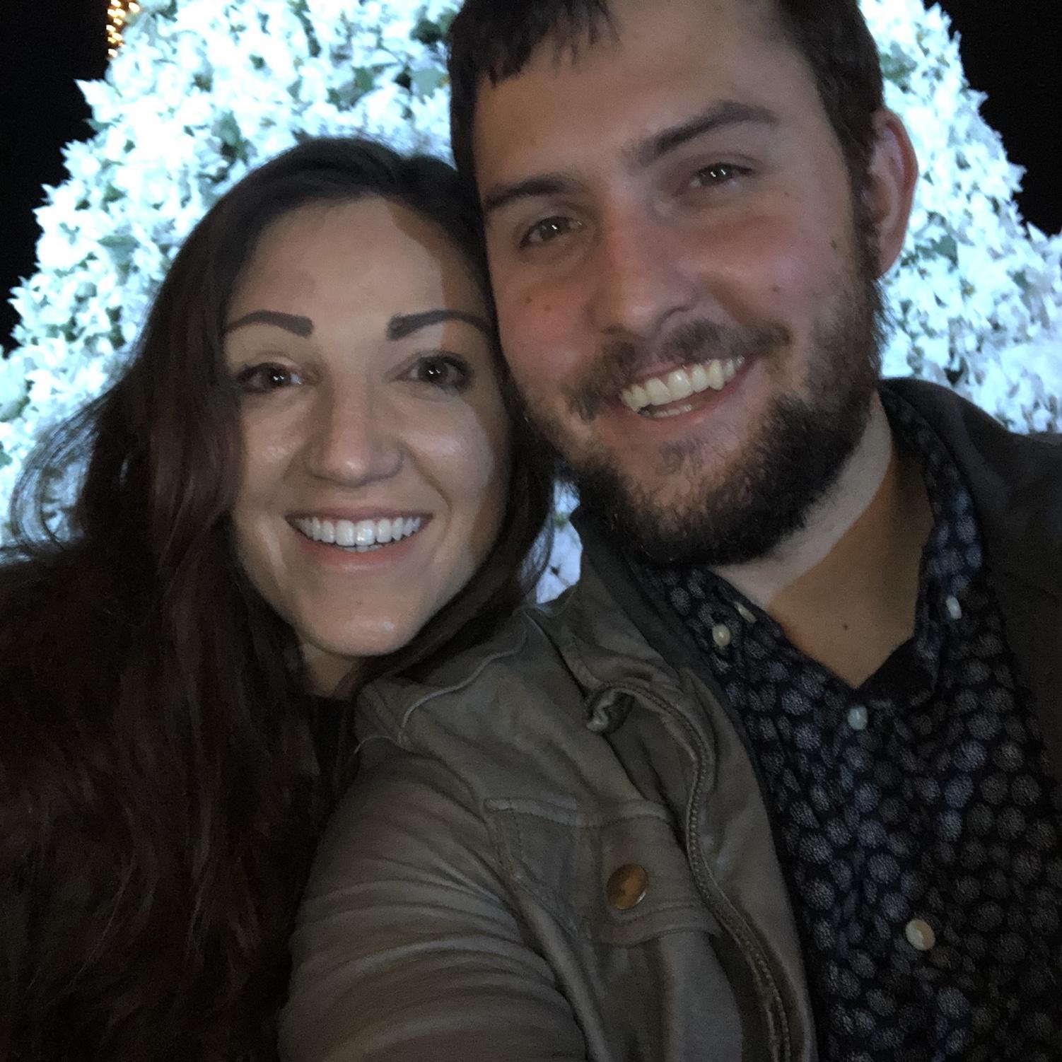 Our first photo together