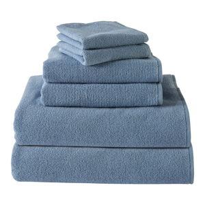 Organic Cotton Towel Set in Flint Blue