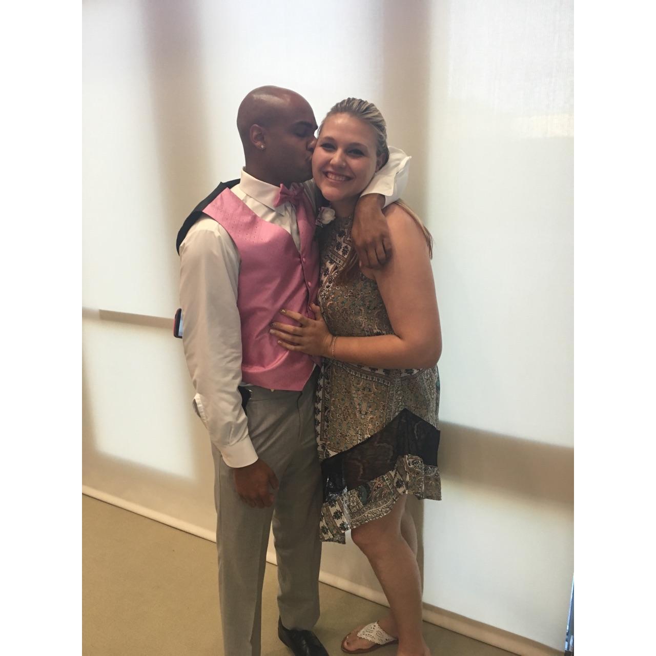 One of Troy's best friends weddings back in 2016