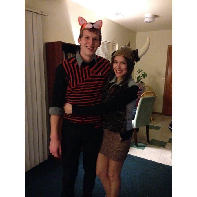 Our first picture together (we're pretty sure)!
