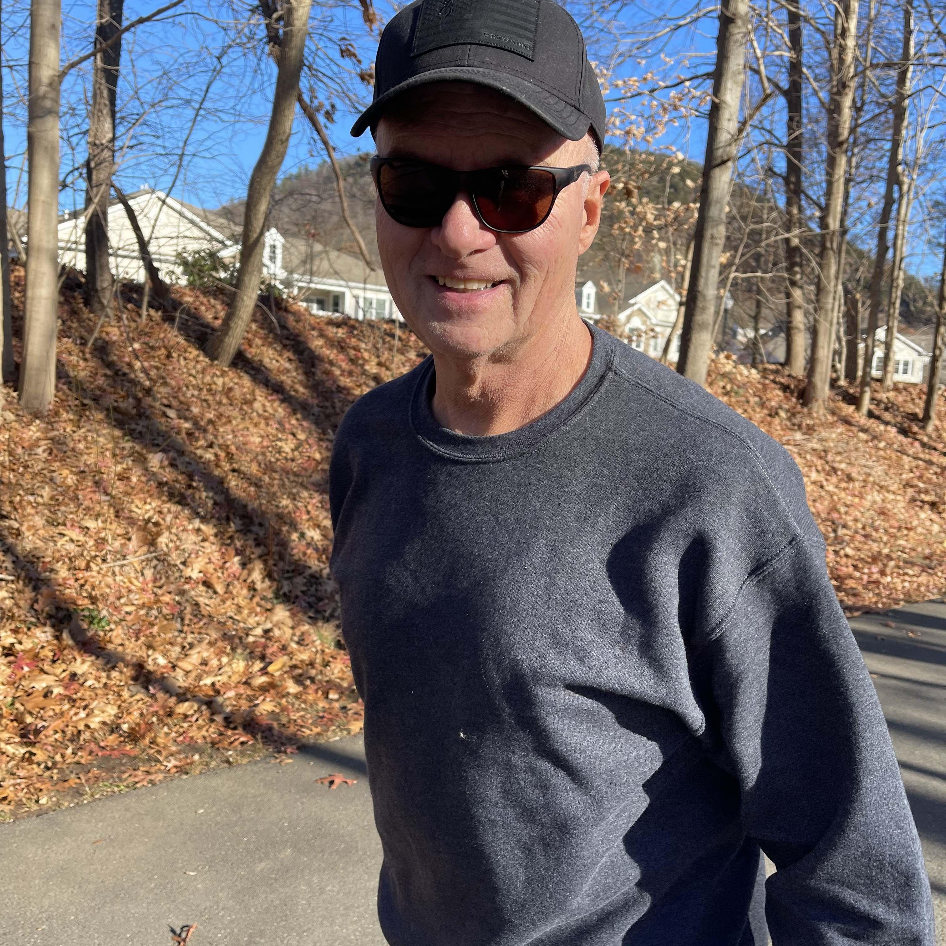 Marc on a very cold Connecticut day last fall.
