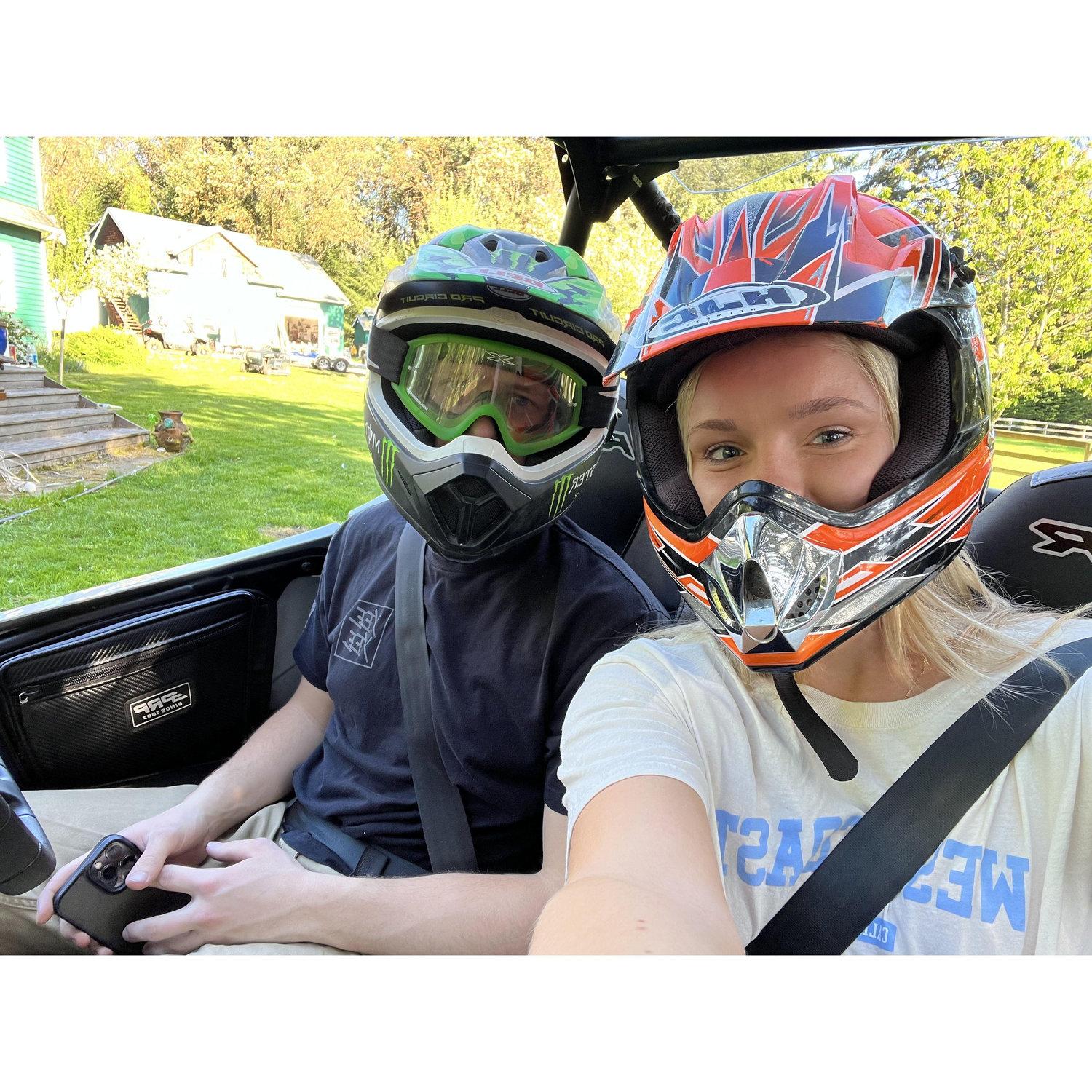 Back in washington! Riding RZR’s - 2023