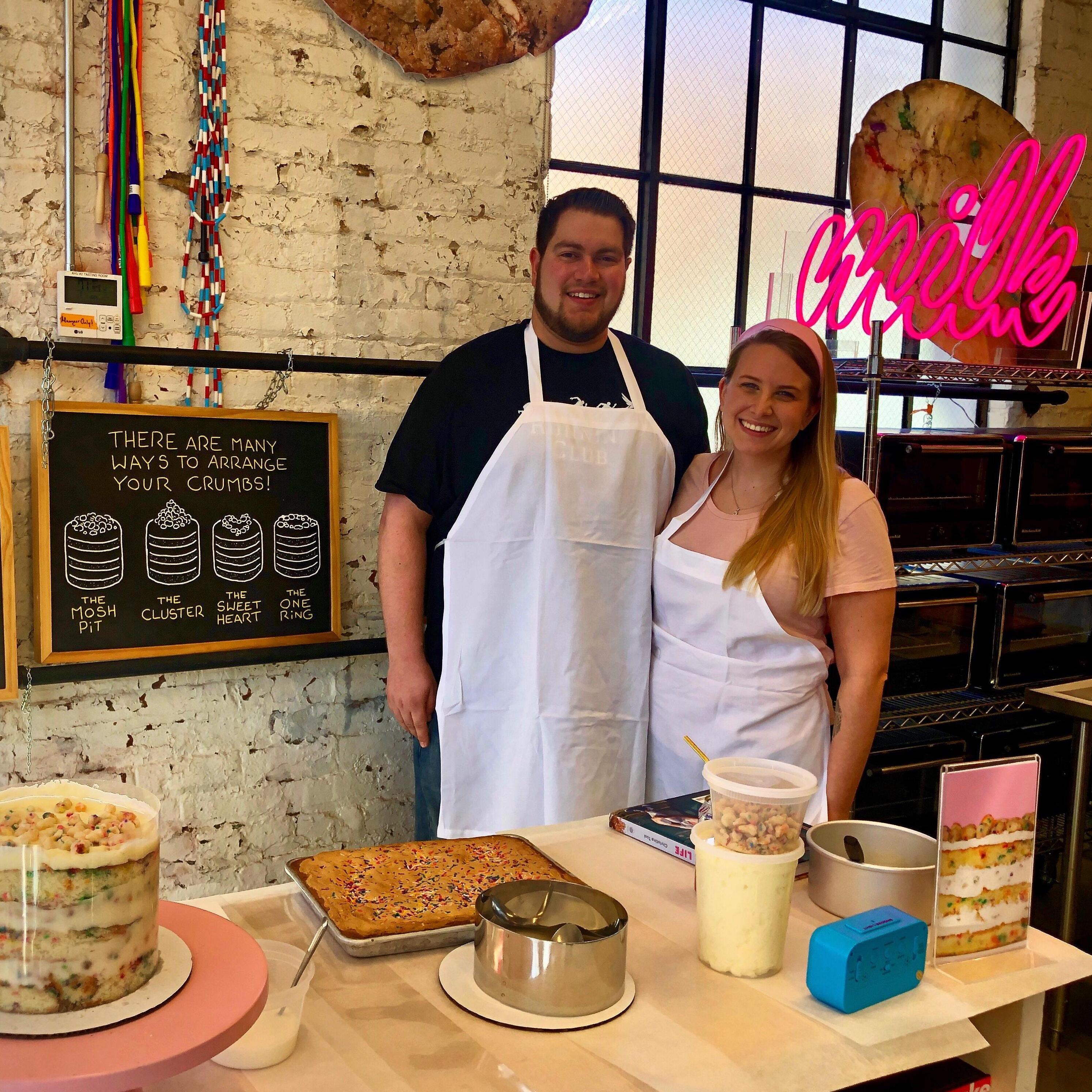 Remember that bet they made? Frank took Amanda to a cake decorating class and it was so much fun!