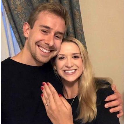 All smiles post-popping the question on May 28th in Florence, Italy!