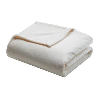 Microlight Plush Blanket (Full/Queen)Ivory