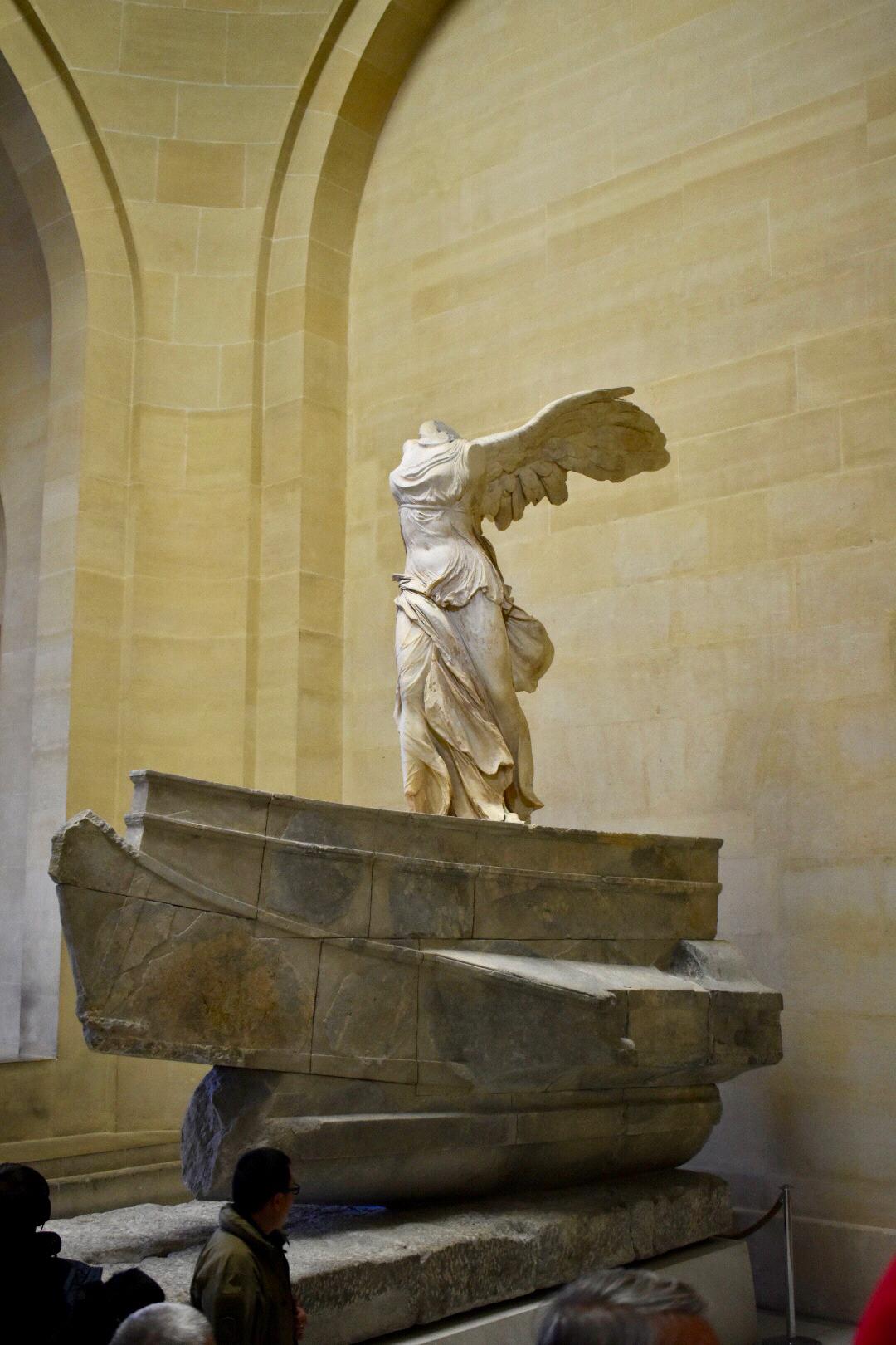 The Winged Victory of Samothrace is one of our favorite works of art.