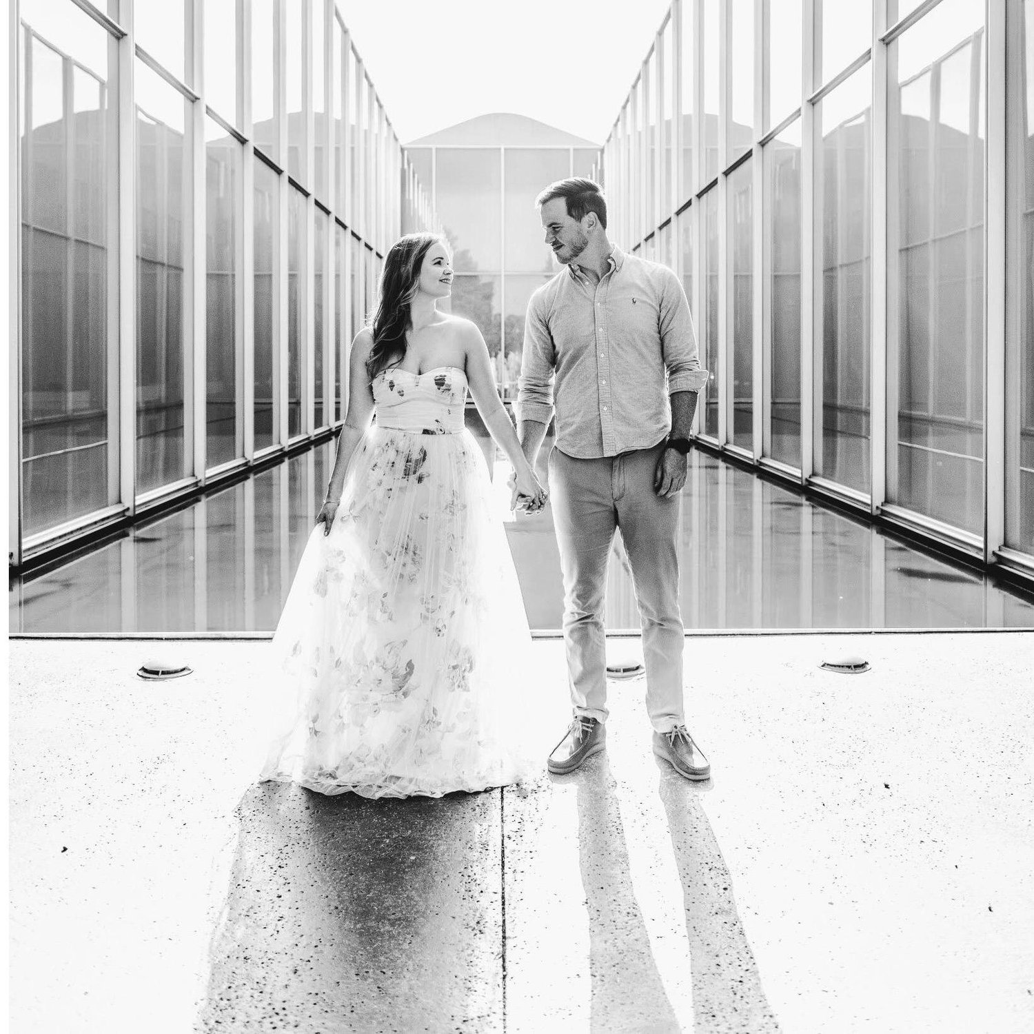 This was taken in front of the reflecting pond at the Art Museum in Raleigh.