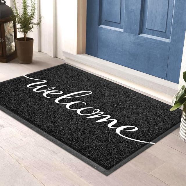 Welcome Matt for Front Door(36"x24"),Durable Welcome Mats Outdoor Entrance,Non-Slip Door Mat for Entryway, Home Entrance, Patio, High Traffic Areas,Outdoor Home Porch Decor 