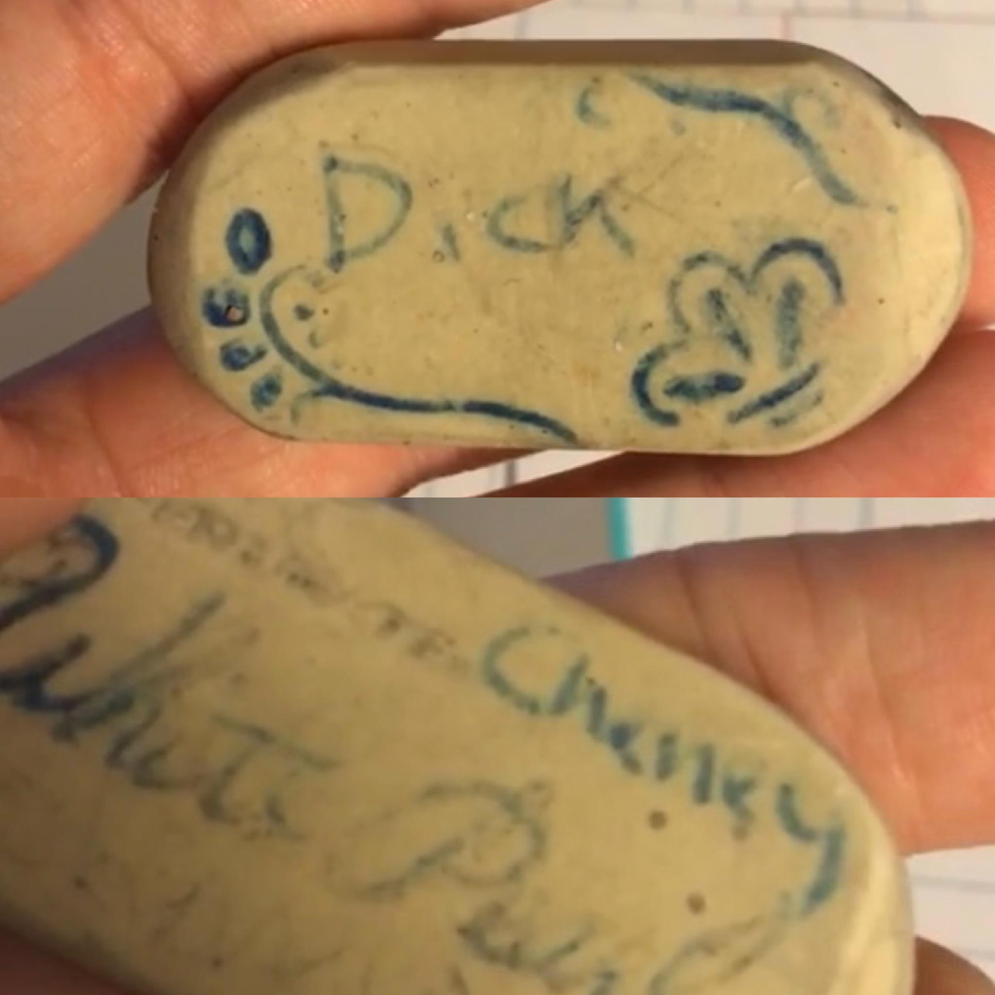 The infamous "Dick Cheney" eraser