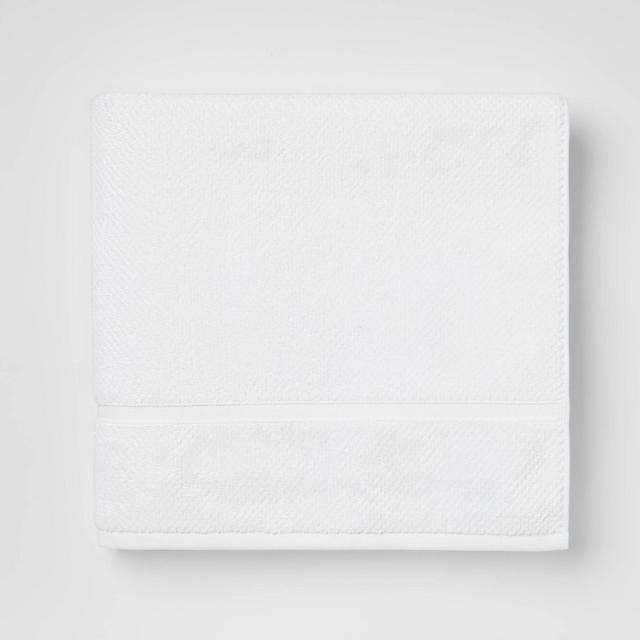 Performance Texture Bath Towel White - Threshold™