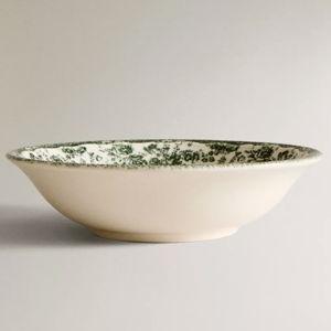 Set of 8 Floral Green Bowls