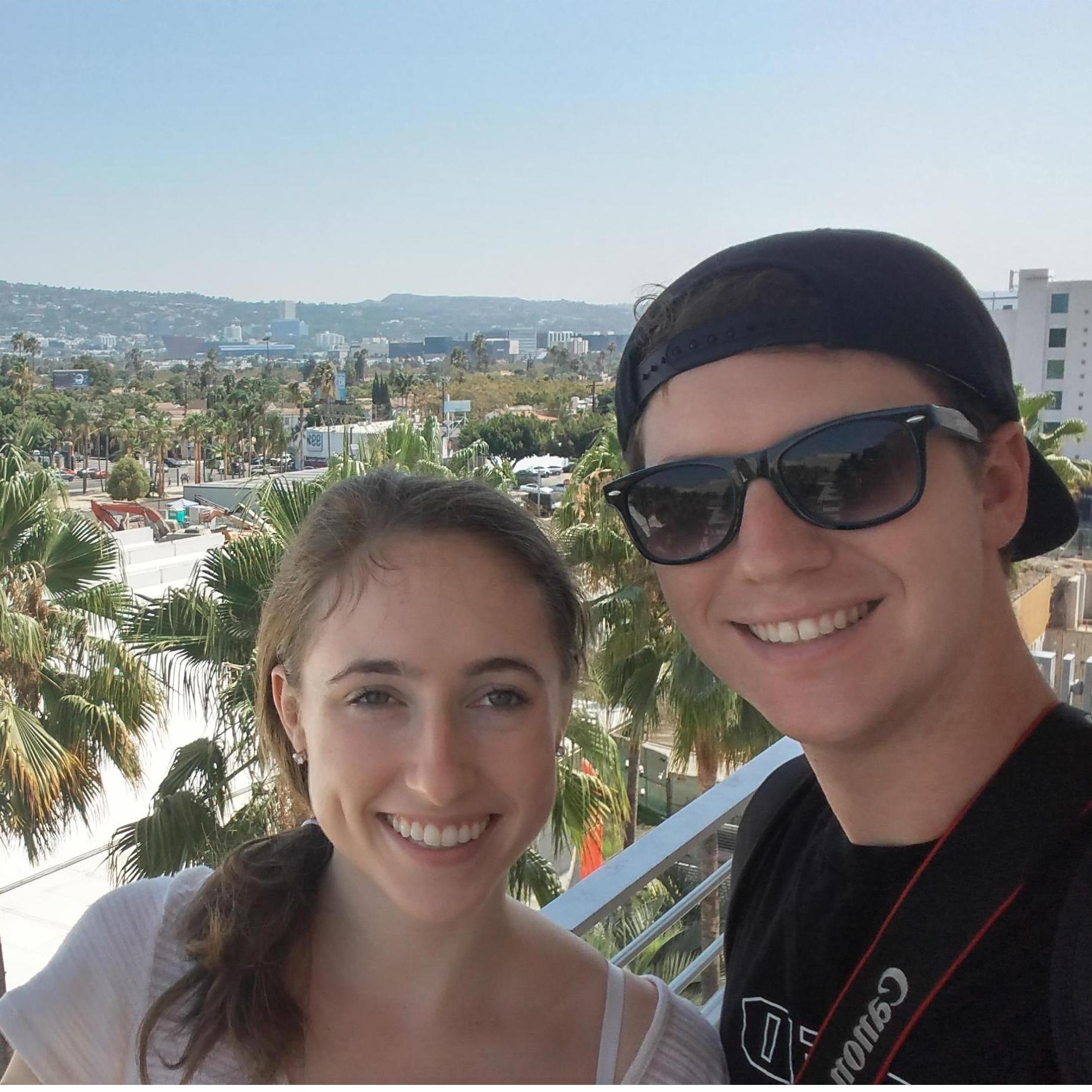 Our first trip to LA together.