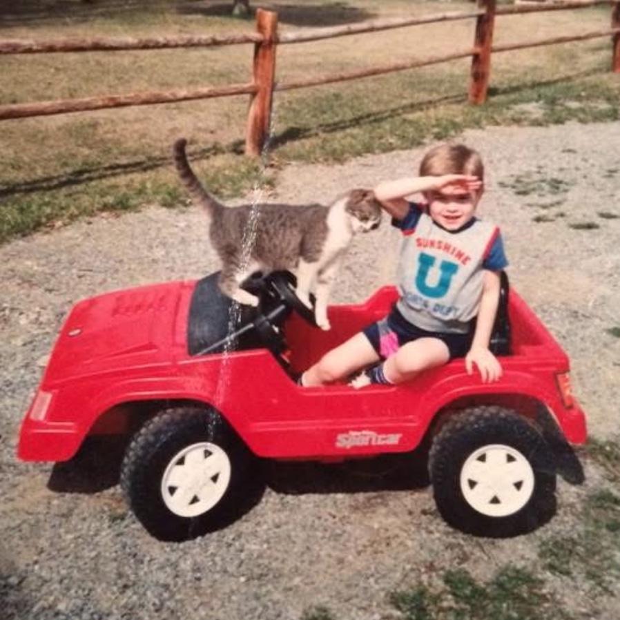 Adam and “Best Friend Kitty”