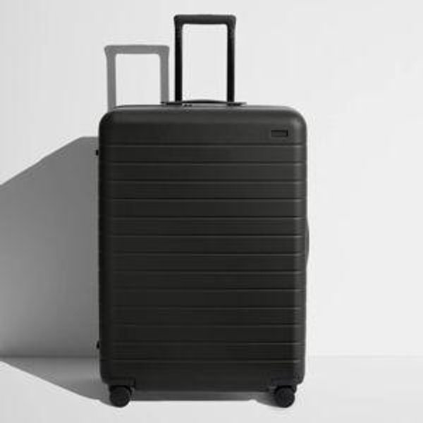 Away Checked Bag: The Large in Jet Black
