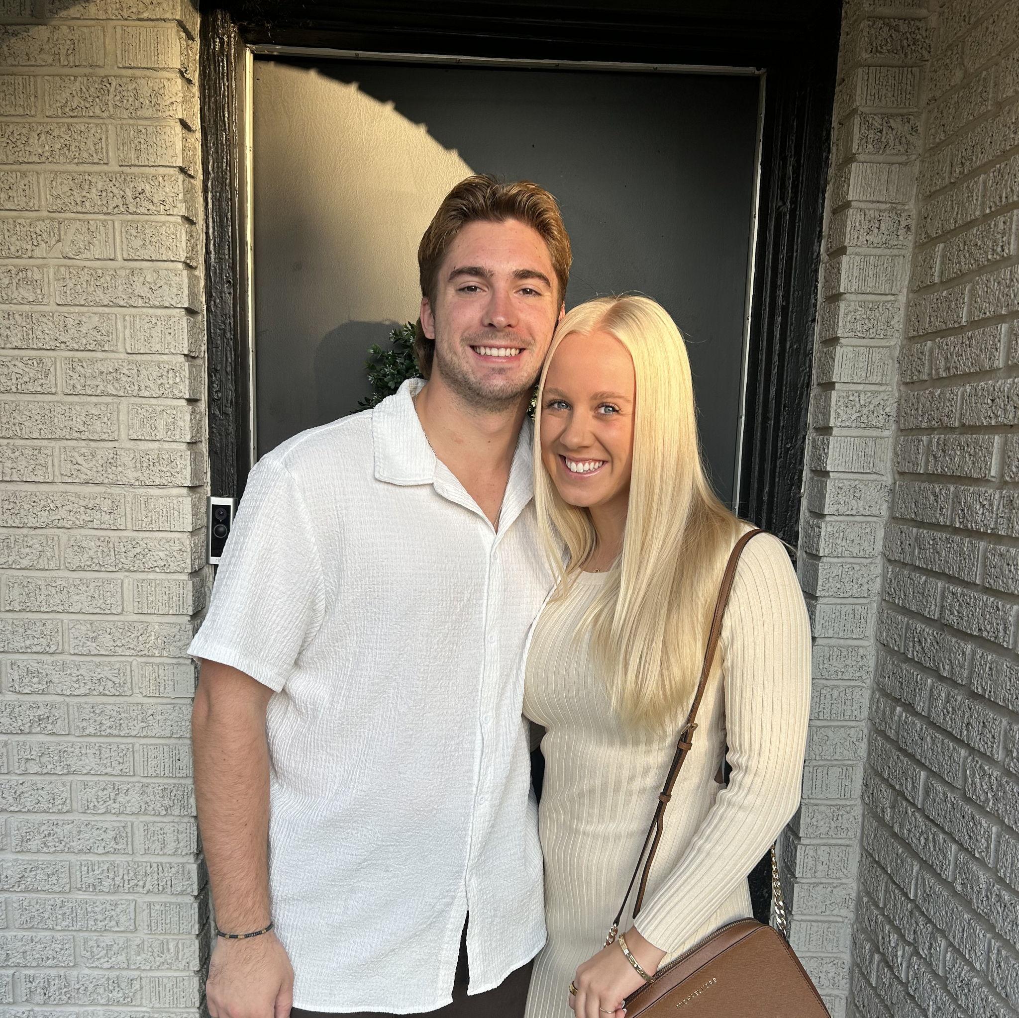 4 year anniversary date! We ate DELICIOUS steaks this night.