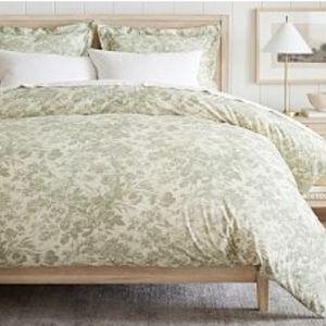 Sorrel Toile Duvet, Loden, Full/Queen