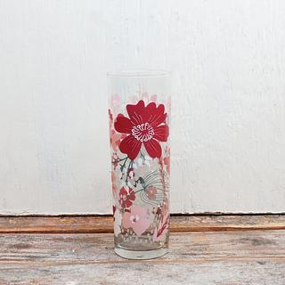 Floral Poppies Glass