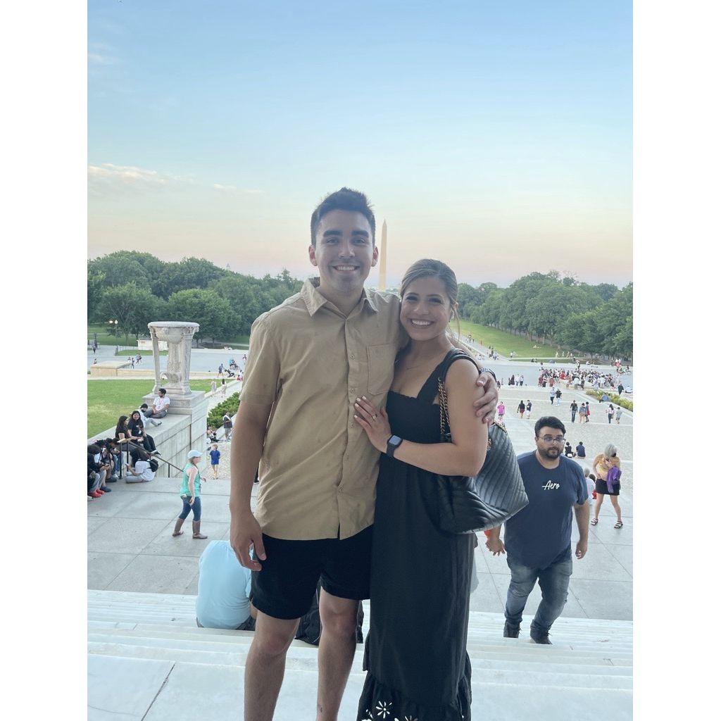 Monica's first time in Anthony's hometown Washington, DC!