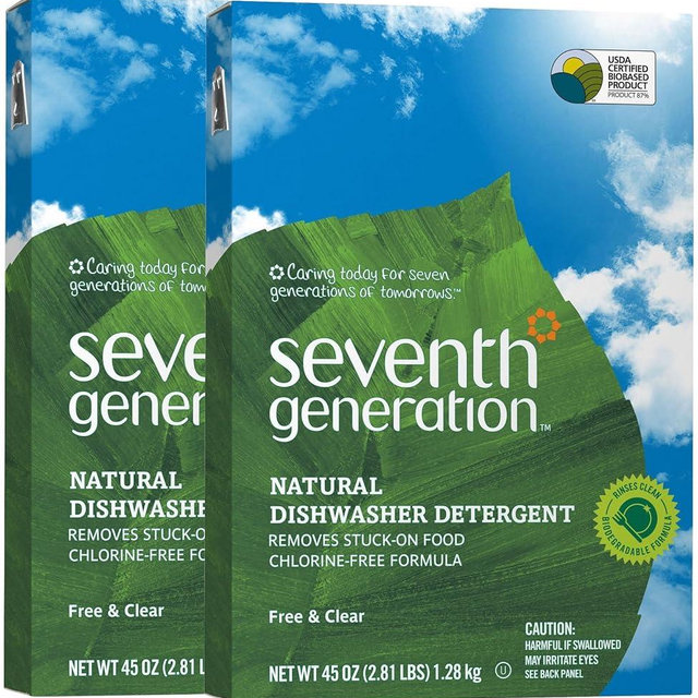 Seventh Generation Auto Dish Powder - 45 oz - 2 pk