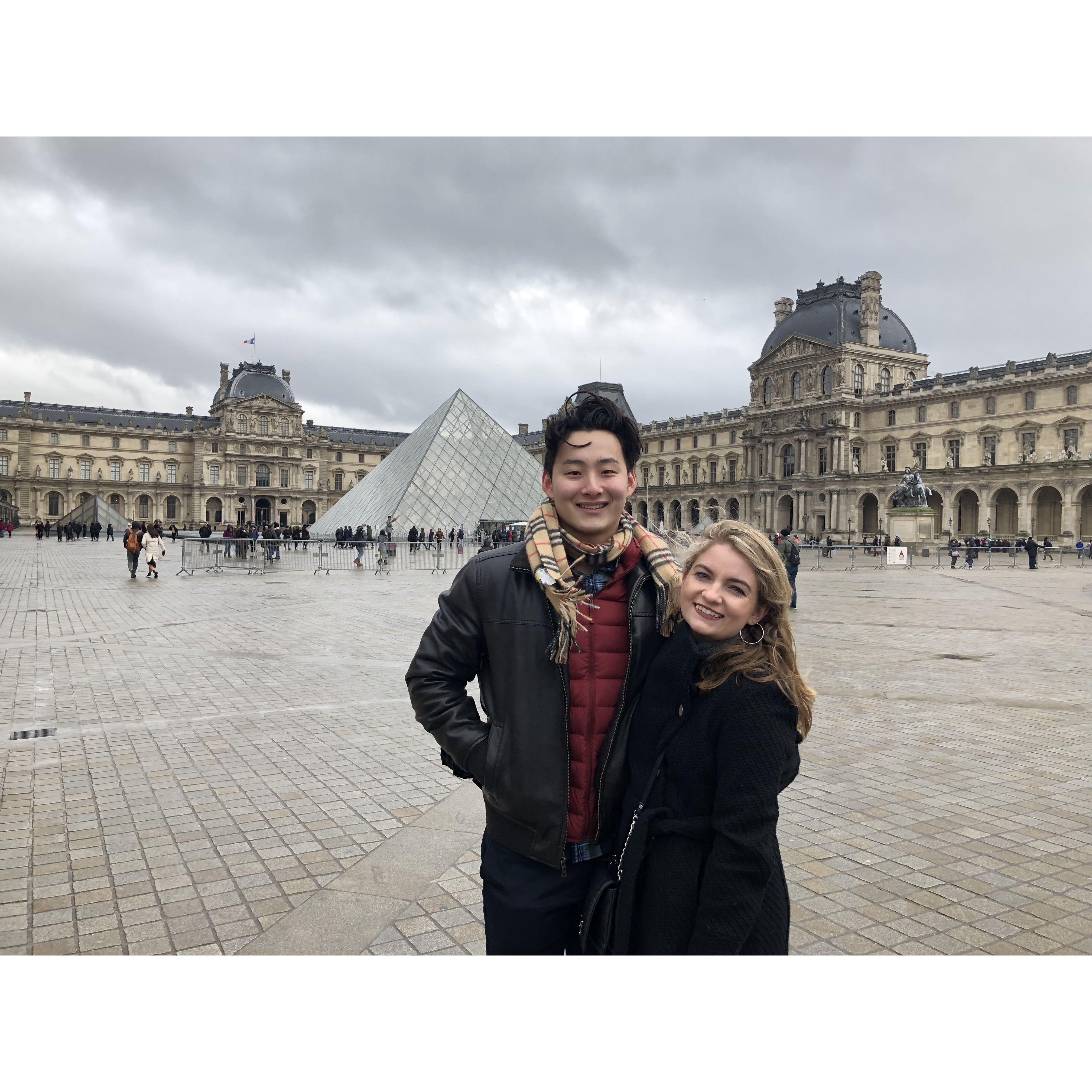 The Louvre, Paris France, Jan 2018