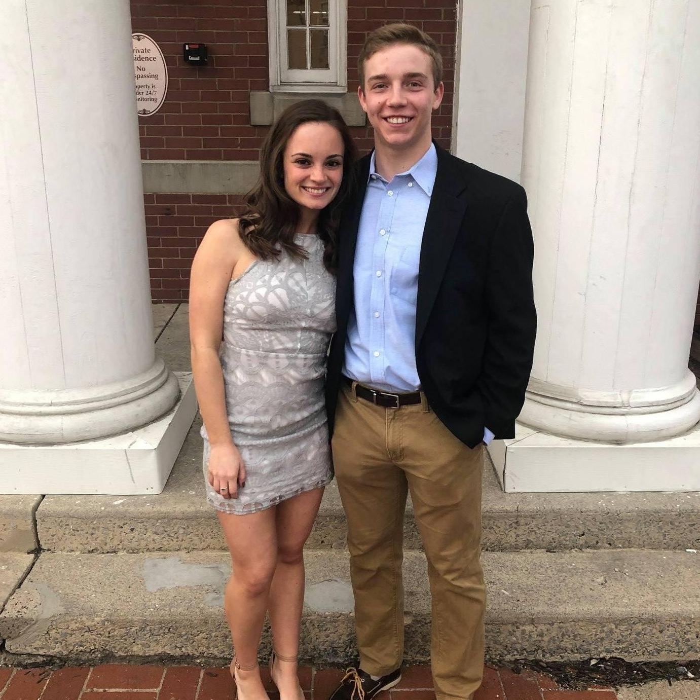 Our first picture - college formal dates !