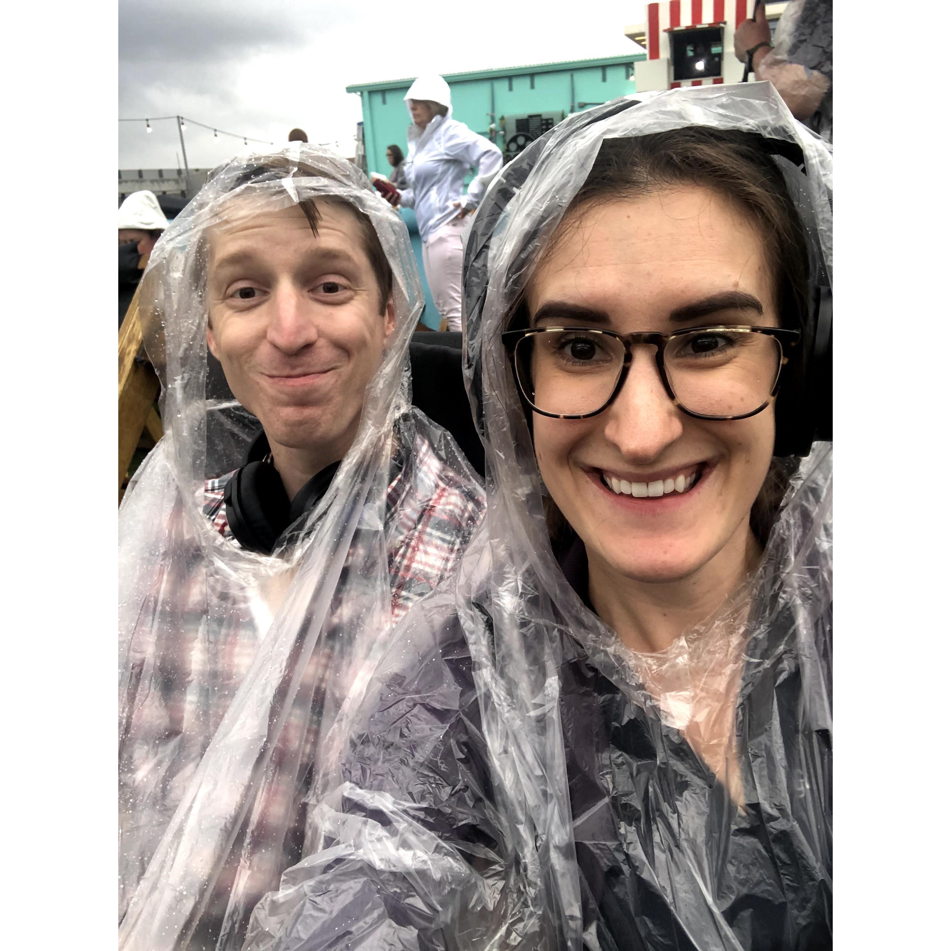 Seeing Top Gun in the rain