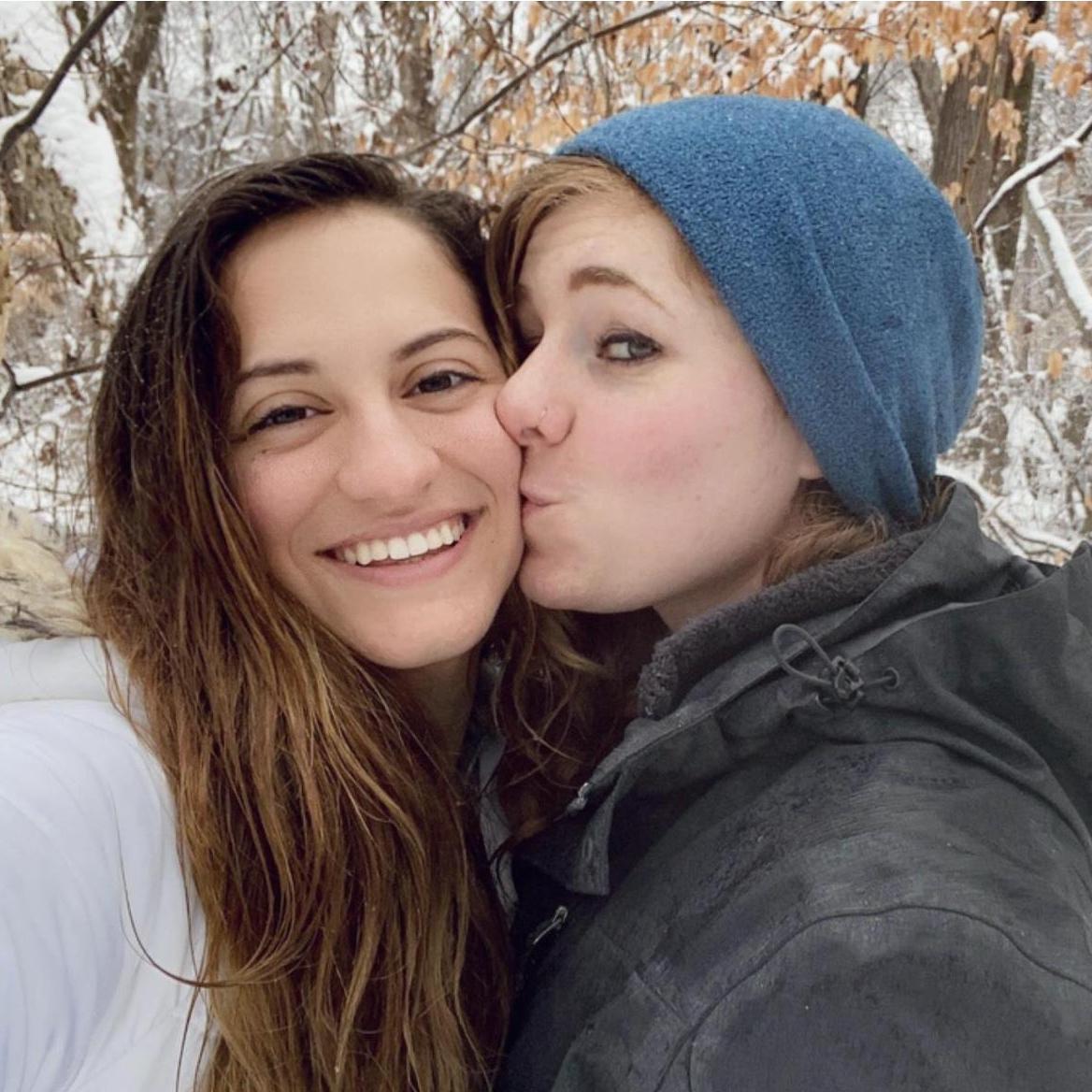 Making a snowman and having snowball fights because VA got 6 inches of snow // 31 January 2021