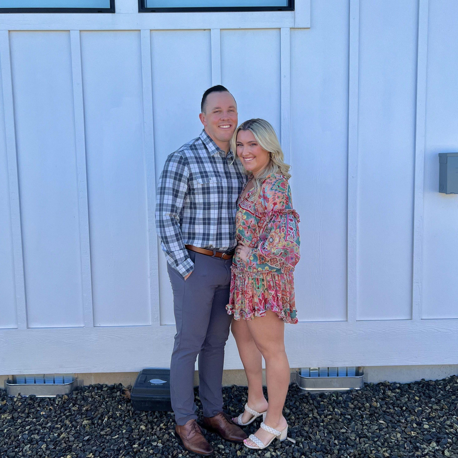 Easter Sunday- their first time going to church together!
