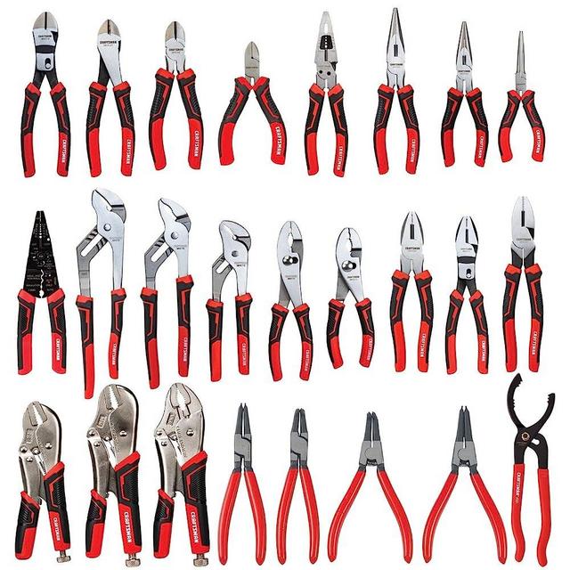 CRAFTSMAN Plier Set, 25 Pieces, Durable and Versatile Pliers, Stainless Steel Blades (CMHT82625)