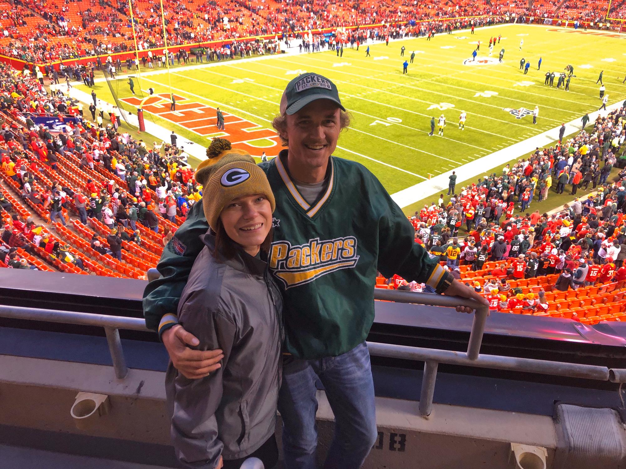 Both of our first NFL games!