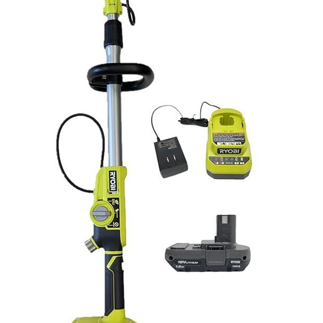 RYOBI ONEAND 18V Cordless TELESCOPING Power Scrubber and Compact Power SCRUBB