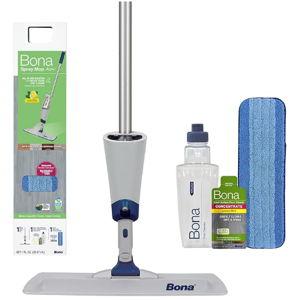 Bona Spray Mop Air - Includes Multi-Surface Floor Cleaner Concentrate and Microfiber Pad - Lemon Mint Scent - Lightweight & Compact Mop