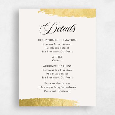Multi-Colored Wedding Enclosure - Casey Foil