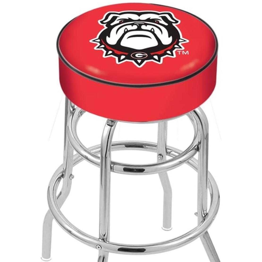 NCAA Georgia Bulldogs "Bulldog" Logo 30" Bar Stool